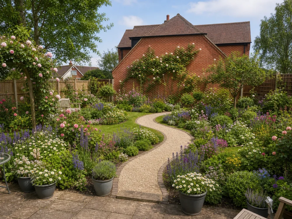 Visualise your garden with a cottage garden aesthetic for free