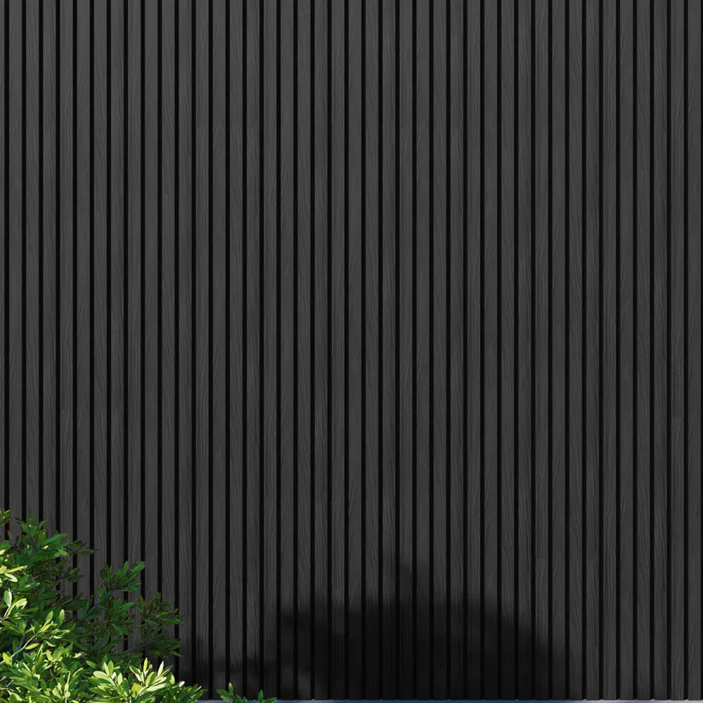 contemporary dark fence