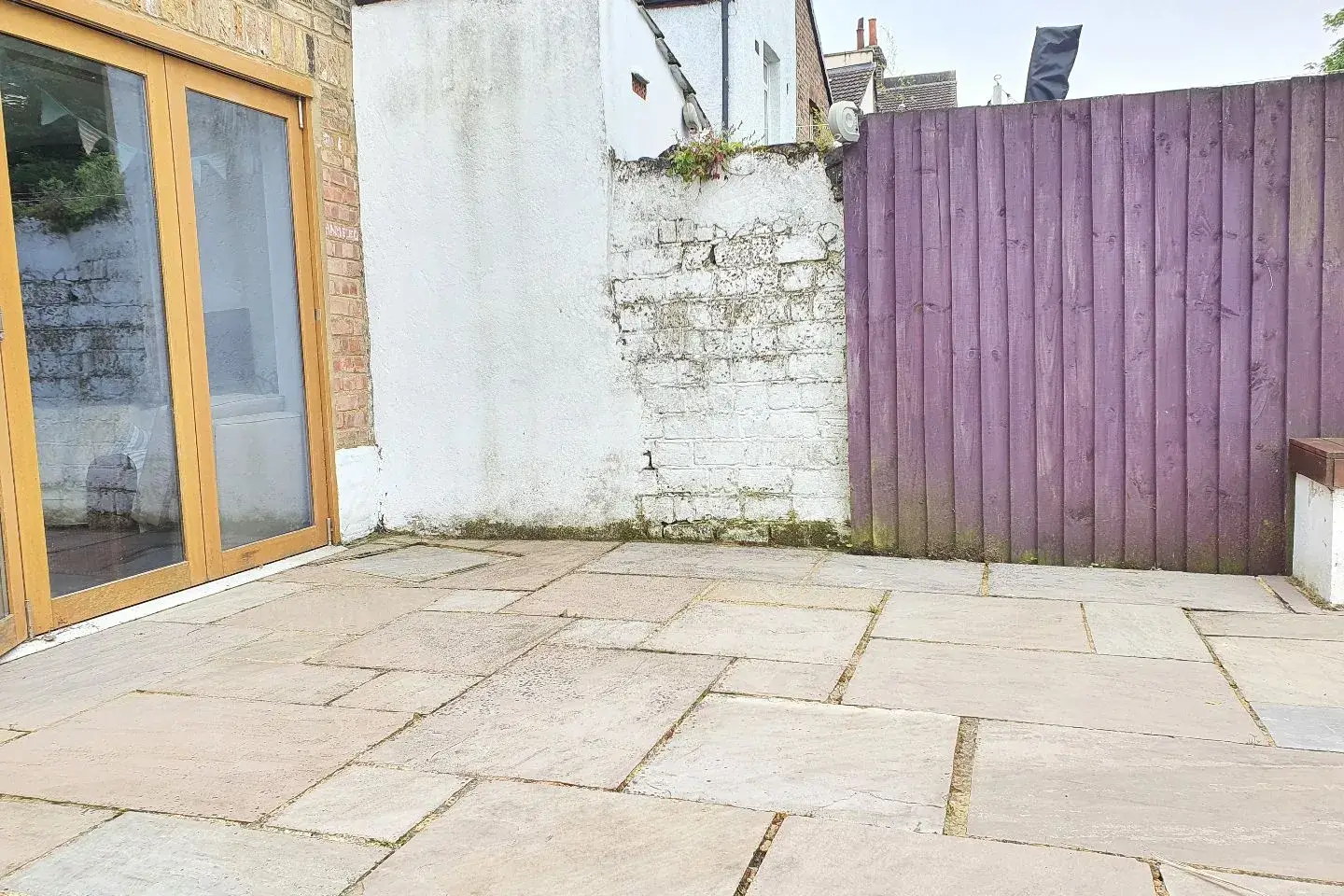 Garden before redesign