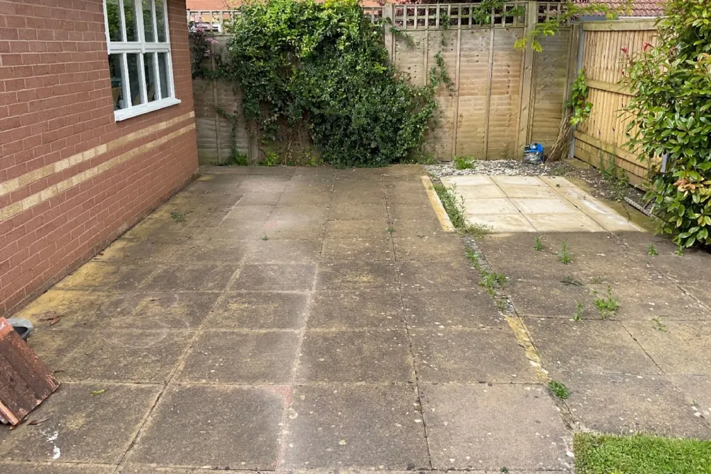 Garden before redesign